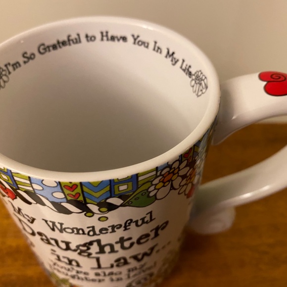 Lg Mug by Suzy Toronto Oversized  16 Oz Unique handle - - Picture 2 of 9